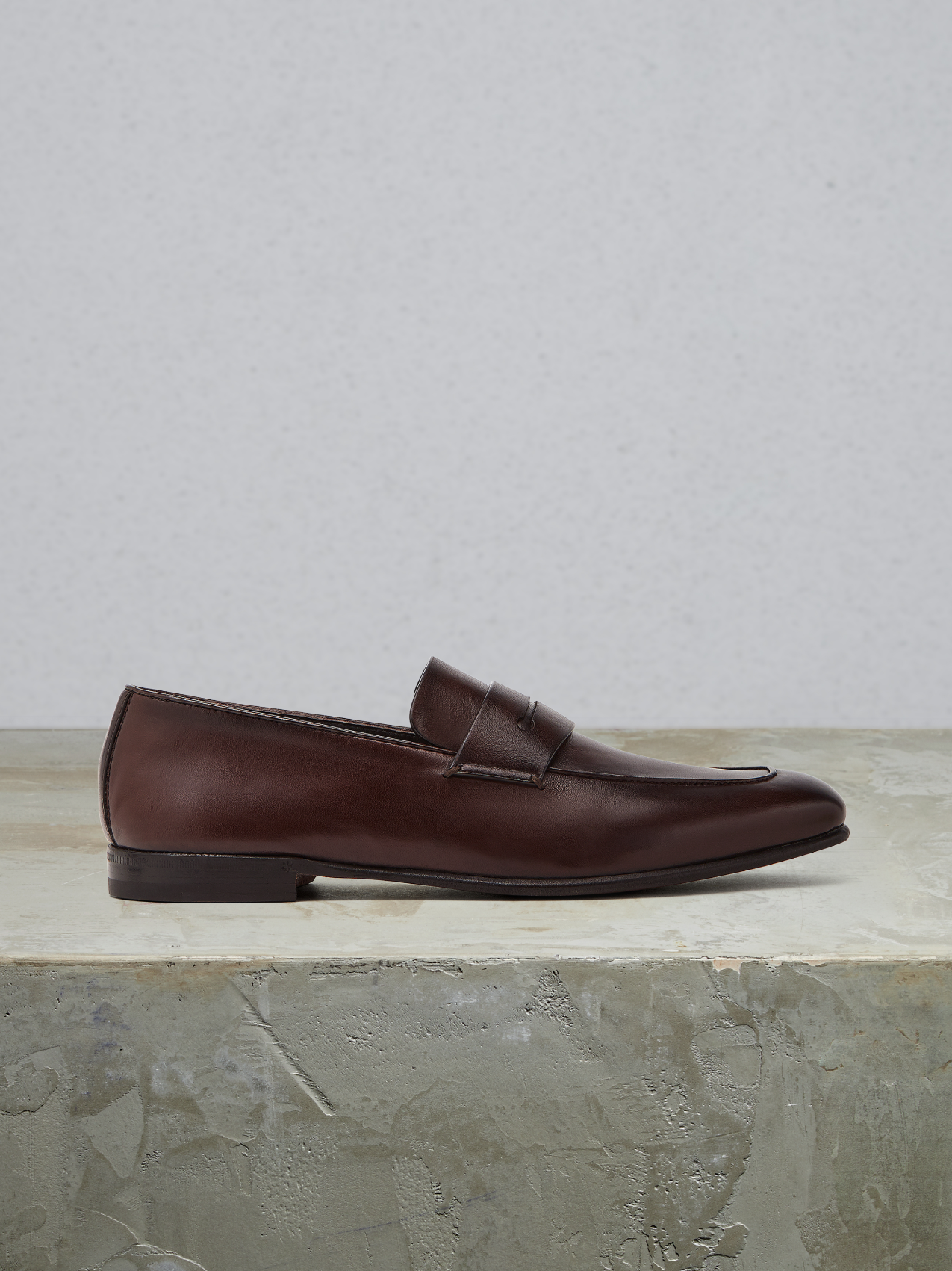 Dark Brown Nappa L'Asola Moccasin